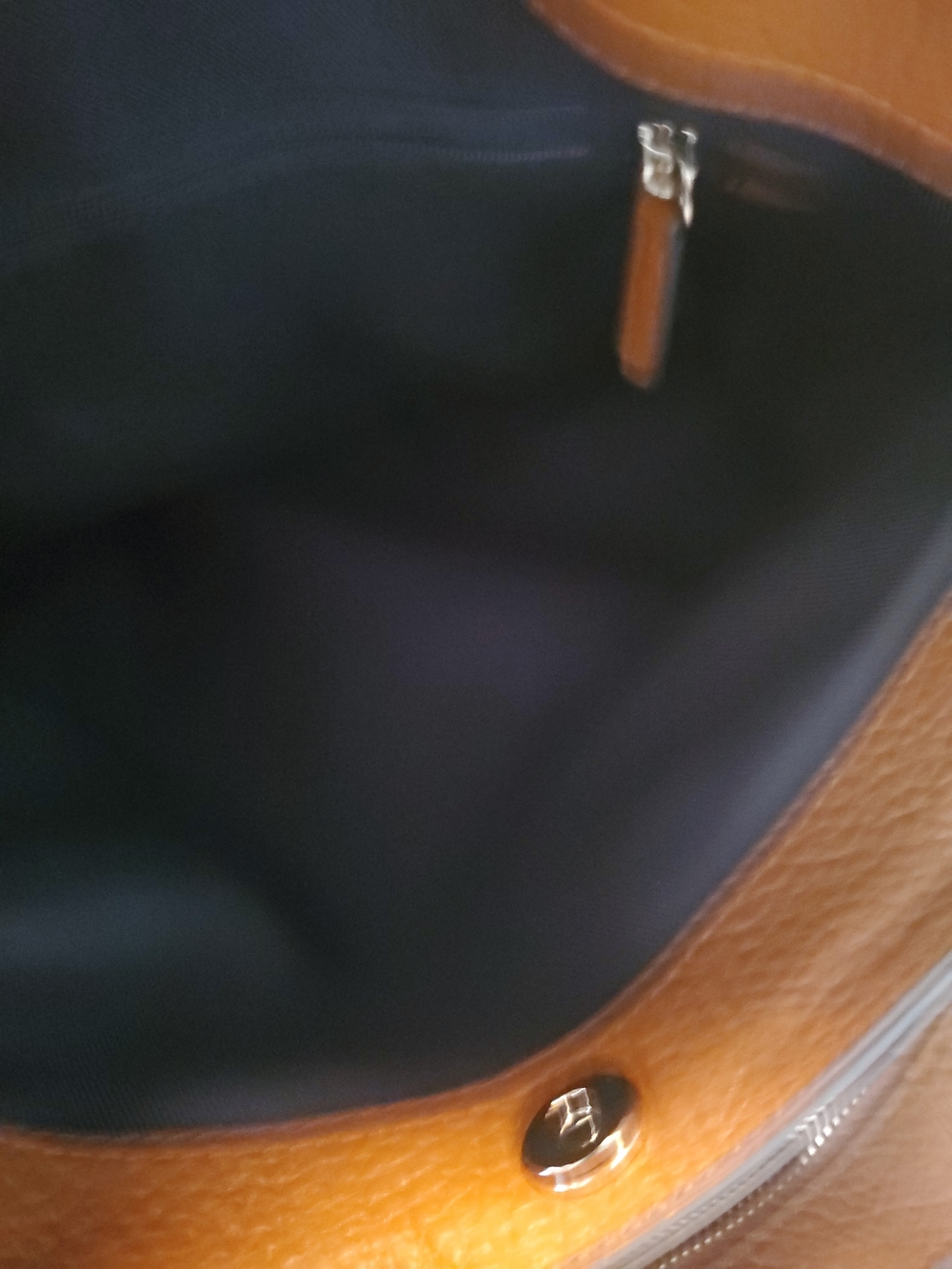 New Vince Camuto Women's Pebbled Leather Hobo Bag - Brown - Picture 11 of 15